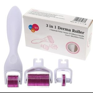 3 in 1 titanium mironeedle derma roller